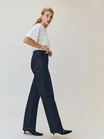 Wilder Cargo High Rise Wide Leg Jeans