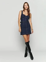 Joanne Belted Denim Dress