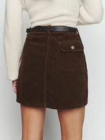 Elia Patch Pocket Corduroy Mini Skirt