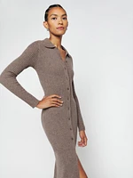 Viggo Cashmere Collared Maxi Cardigan