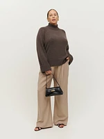 Garrett Cashmere Oversized Turtleneck Es