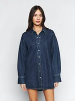 Angelo Oversized Denim Shirt Dress