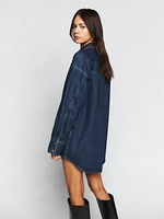 Angelo Oversized Denim Shirt Dress