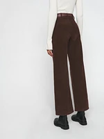 Logan Ultra High Rise Wide Leg Corduroy Pants