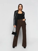 Star High Rise Flare Corduroy Pants