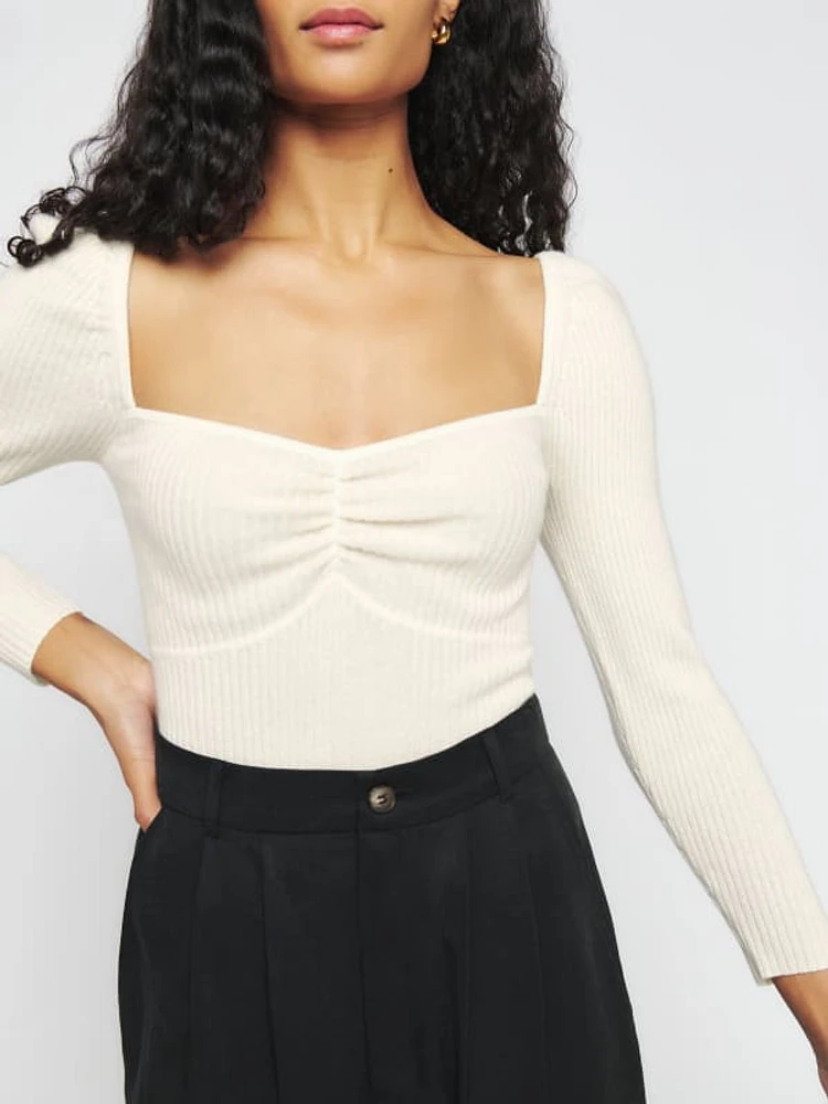 Katie Novelty Cashmere Sweater