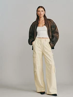 Landy Wide Leg Cargo Jeans