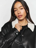 Veda Hall Leather Bomber