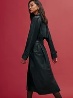 Veda Ashland Leather Trench