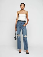 Selena High Rise Relaxed Jeans