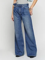 Dree Belted Baggy Wide Leg Jeans