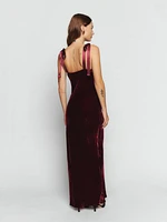 Petites Nya Velvet Dress