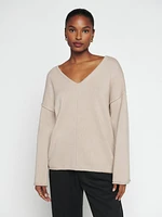 Billie Cotton V-neck Sweater