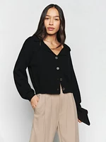 Benny Cashmere Collared Cardigan