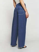 Skater Baggy High Rise Straight Jeans