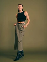 Maggi Cargo Midi Skirt