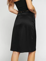 Annie Satin Skirt