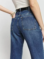 Hill Mid Rise Kick Flare Jeans