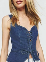 Fina Denim Top