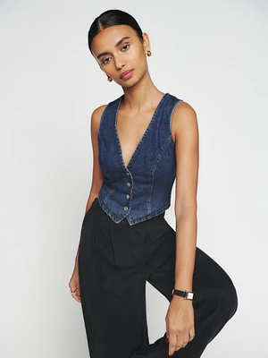 Devin Denim Vest