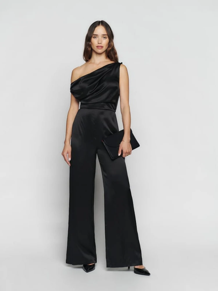 Annika Silk Jumpsuit