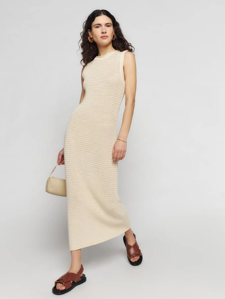 Nolan Open Knit Sweater Dress