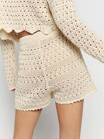 Timmy Cotton Open Knit Short