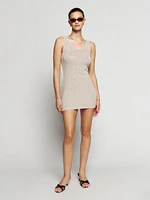 Randall Cotton Knit Mini Dress