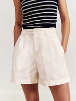 Francis High Rise Pleated Shorts