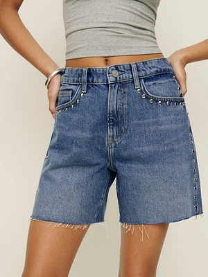 Raye Mid Rise 6" Relaxed Jean Shorts