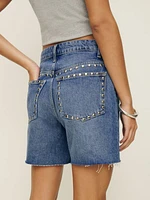 Raye Mid Rise 6" Relaxed Jean Shorts