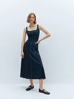 Amory Denim Midi Dress