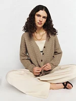 Eros Cotton Cable Cardigan