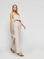 Petites Olivia Linen Two Piece