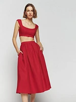 Teya Linen Two Piece