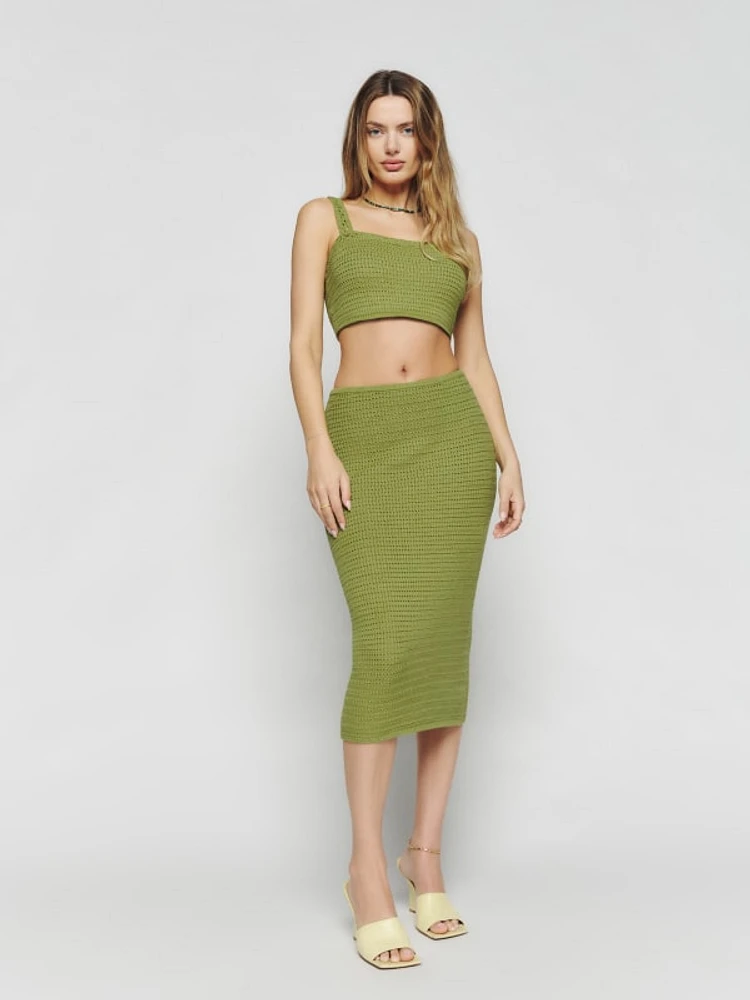 Max Open Knit Two Piece