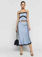 Arie Silk Skirt