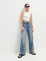 Tomas Super Wide Leg Slouch Trouser Jeans