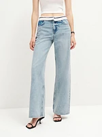 Cary High Rise Foldover Slouchy Jeans