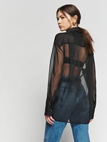 Will Oversized Sheer Shirt