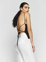 Linda Cotton Open Back Tank