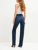 Elan Ultra High Rise Straight Leg Jeans