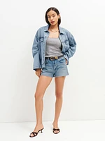 Dakota Mid Rise Relaxed Shorts