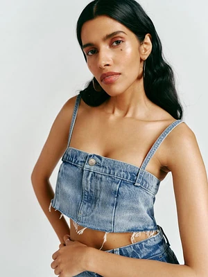 Ami Denim Top