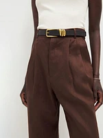 Mason Cropped Linen Pant