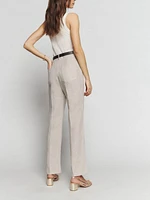 Petites Freddie Linen Pant