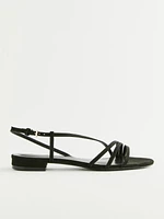 Phoenecia Lattice Flat Sandal