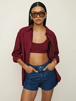 Charlene High Rise Jean Shorts