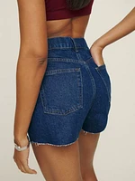 Charlene High Rise Jean Shorts