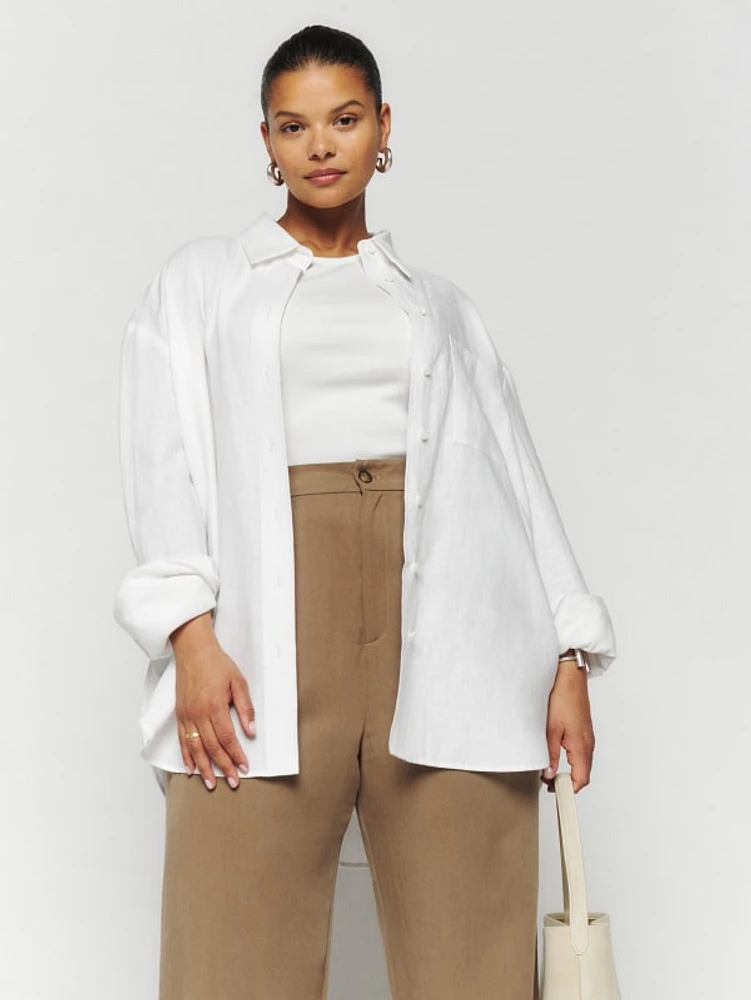 Will Oversized Linen Shirt Es